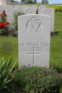 SPANBROEKMOLEN BRITISH CEMETERY - AUSTEN, HAROLD EDWARD